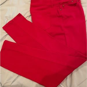 CHICO’S  RED HOT 5 POCKET JEANS ARE HARD TO BEAT!